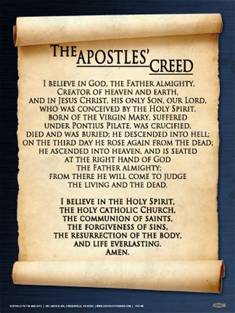 the apostle's creed original version.